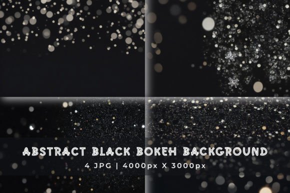 Black Bokeh Light Backgrounds: Elevate Your Visual Projects