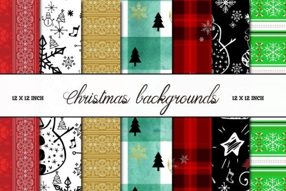 Christmas Backgrounds Scrapbook Paper: Your Festive Digital Toolkit