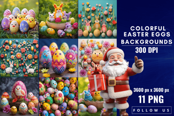 Colorful Easter Eggs Backgrounds: Spring's Perfect Canvas