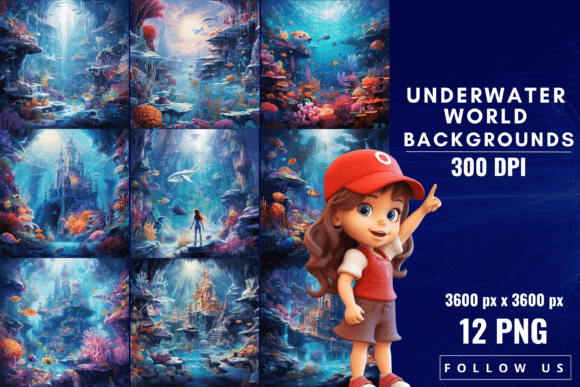 Dive Into Creativity: The Allure of Underwater World Backgrounds