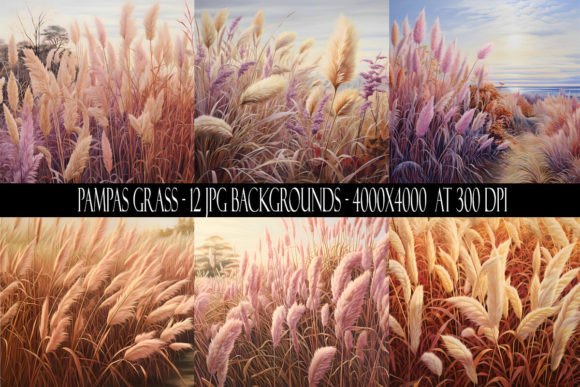 Elevate Your Designs with Stunning Pampas Grass Backgrounds