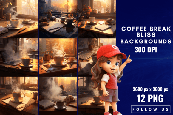 Embrace Tranquility with Coffee Break Bliss Backgrounds