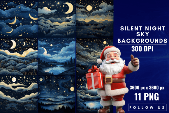 Silent Night Sky Backgrounds: Your Guide to Celestial Design