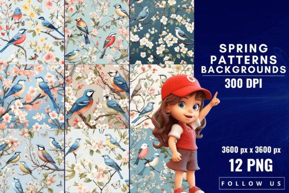 Spring Patterns Backgrounds: Your Design's Seasonal Refresh