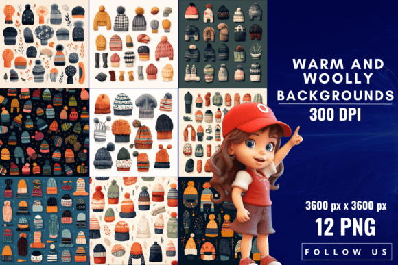 Warm and Woolly Backgrounds: Your Secret for Cozy Designs